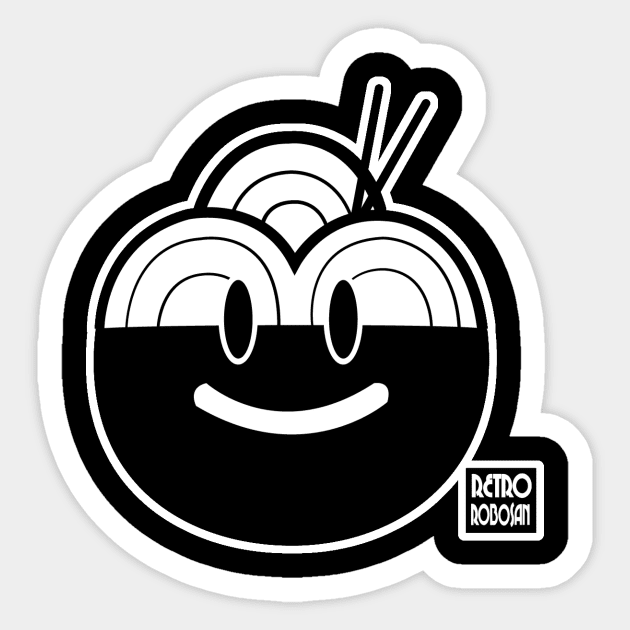 RetroRobosan - Ramyun Bowl Sticker by RetroRobosan
